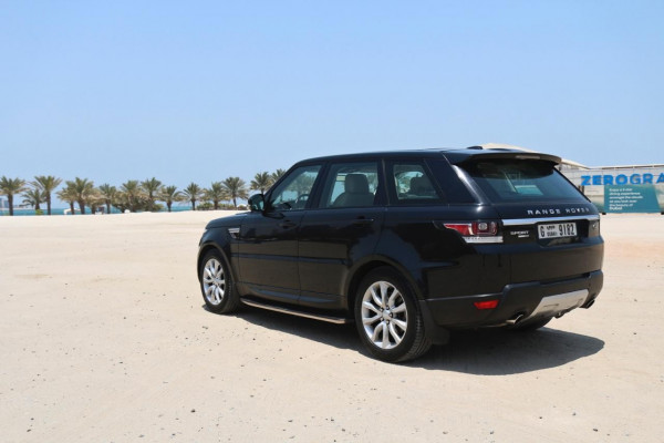 Black Range Rover Sport, 2016 for rent in Dubai 1