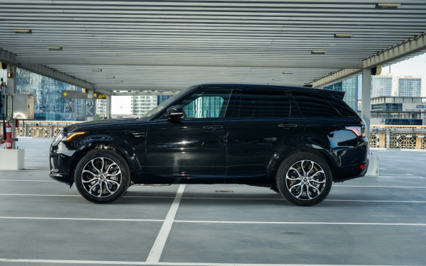 黑色 Range Rover Sport, 2020 迪拜汽车租凭 1