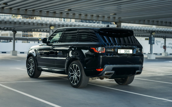 Black Range Rover Sport, 2020 for rent in Dubai 2