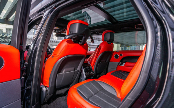 Black Range Rover Sport, 2020 for rent in Dubai 6
