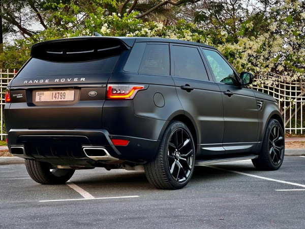 Black Range Rover Sport, 2021 for rent in Dubai 2