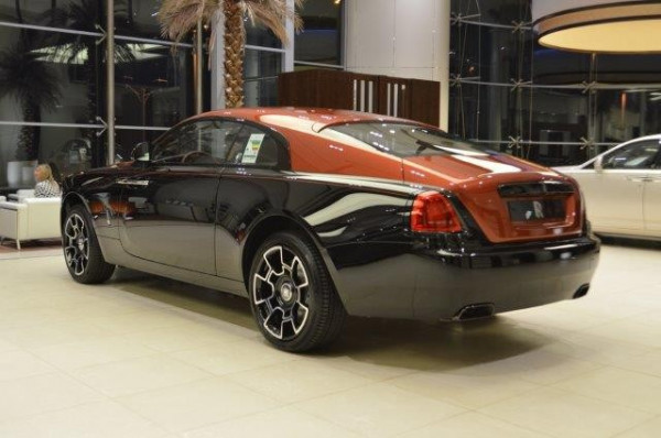 Black Rolls Royce Wraith-BLACK BADGE ADAMAS 1 OF 40, 2019 for rent in Dubai 0