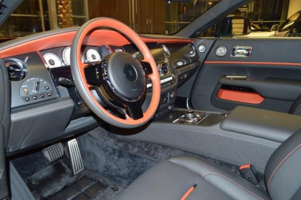 Black Rolls Royce Wraith-BLACK BADGE ADAMAS 1 OF 40, 2019 for rent in Dubai 2