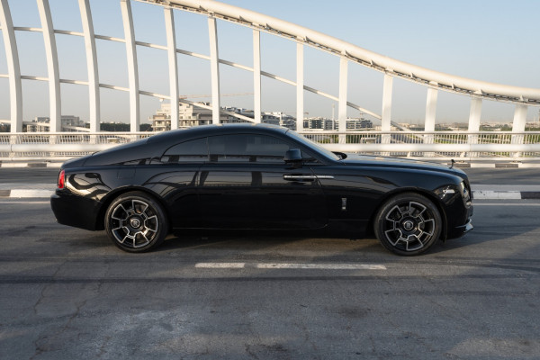 Black Rolls Royce Wraith Black Badge, 2018 for rent in Dubai 4