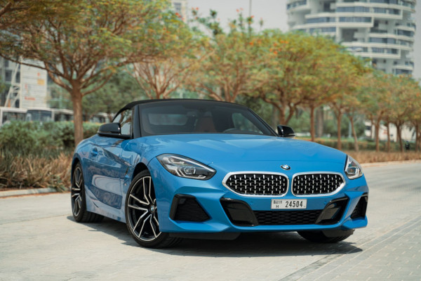 Blue BMW Z4, 2021 for rent in Dubai 1