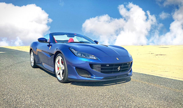 Blue Ferrari Portofino Rosso, 2020 for rent in Dubai 1