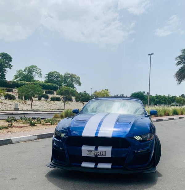أزرق Ford Mustang, 2019 للإيجار في دبي 1