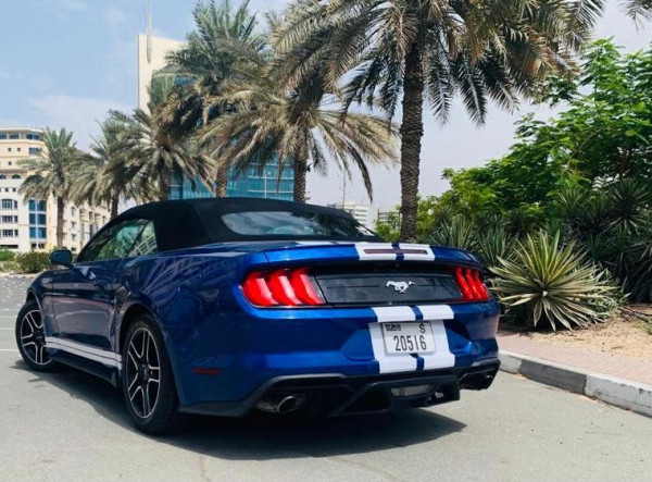 أزرق Ford Mustang, 2019 للإيجار في دبي 2