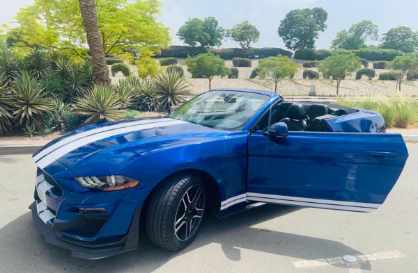 أزرق Ford Mustang, 2019 للإيجار في دبي 4