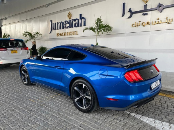 أزرق Ford Mustang, 2019 للإيجار في دبي 1