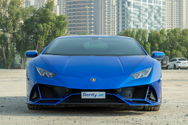 Аренда Синий Lamborghini Evo, 2021 в Дубае 0