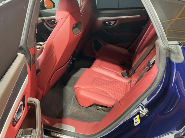 Blue Lamborghini Urus, 2021 for rent in Dubai 1