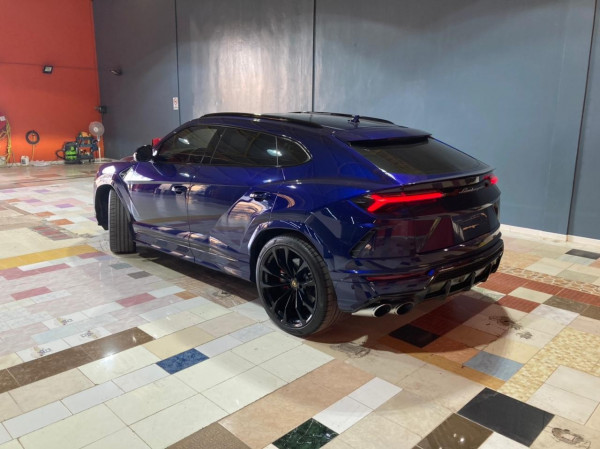 Blue Lamborghini Urus, 2021 for rent in Dubai 2