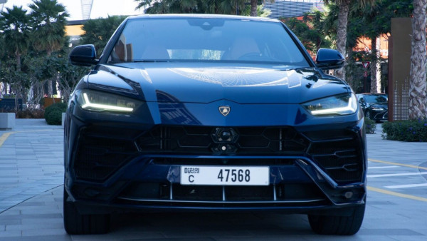 Аренда Темно-синий Lamborghini Urus, 2019 в Дубае 0