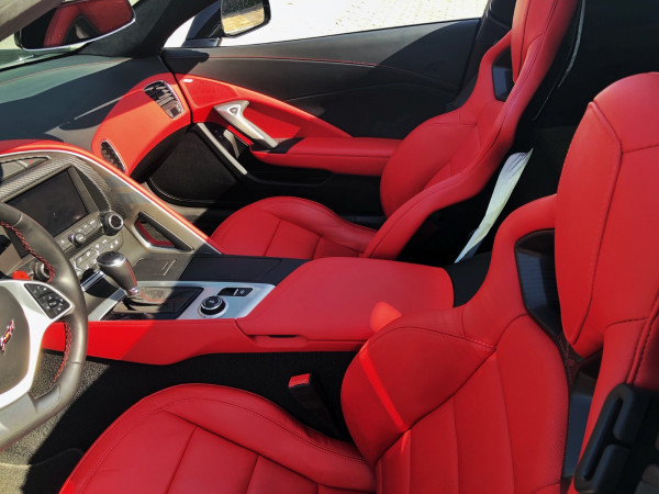 Dark Grey Corvette Grandsport, 2019 for rent in Dubai 1