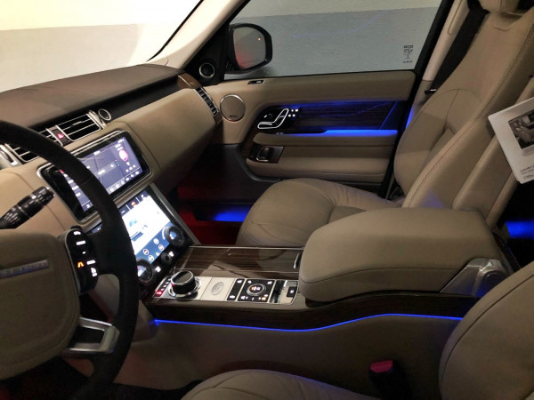 Dark Grey Range Rover Vogue, 2019 for rent in Dubai 0