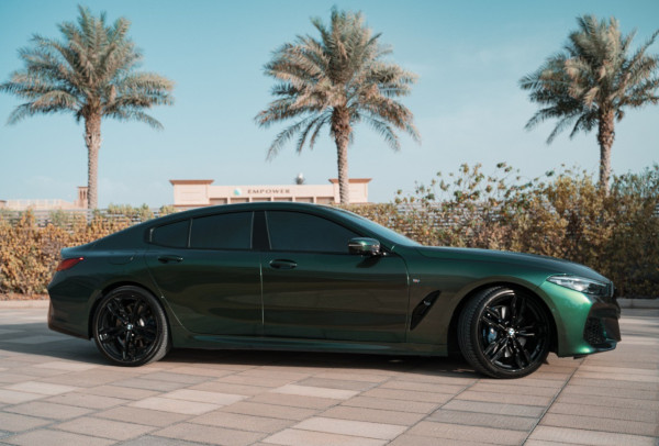 Green BMW 840 Grand Coupe, 2021 for rent in Dubai 0