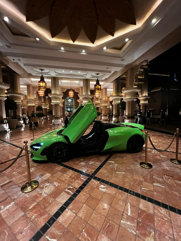 Green McLaren 720 S, 2018 for rent in Dubai 1