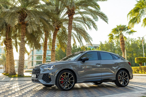 Grey Audi RS Q3, 2022 for rent in Dubai 0