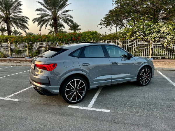 Grey Audi RS Q3, 2022 for rent in Dubai 3