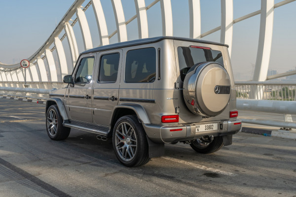 Grey Mercedes G63 AMG, 2021 for rent in Dubai 1