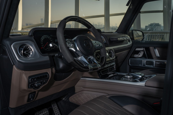 اللون الرمادي Mercedes G63 AMG, 2021 للإيجار في دبي 3