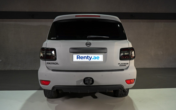 Grey Nissan Patrol V8, 2019 for rent in Dubai 1