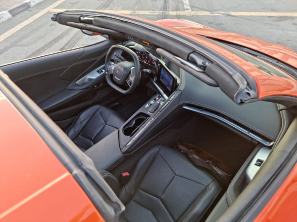 Аренда Оранжевый Chevrolet Corvette Spyder, 2020 в Дубае 2