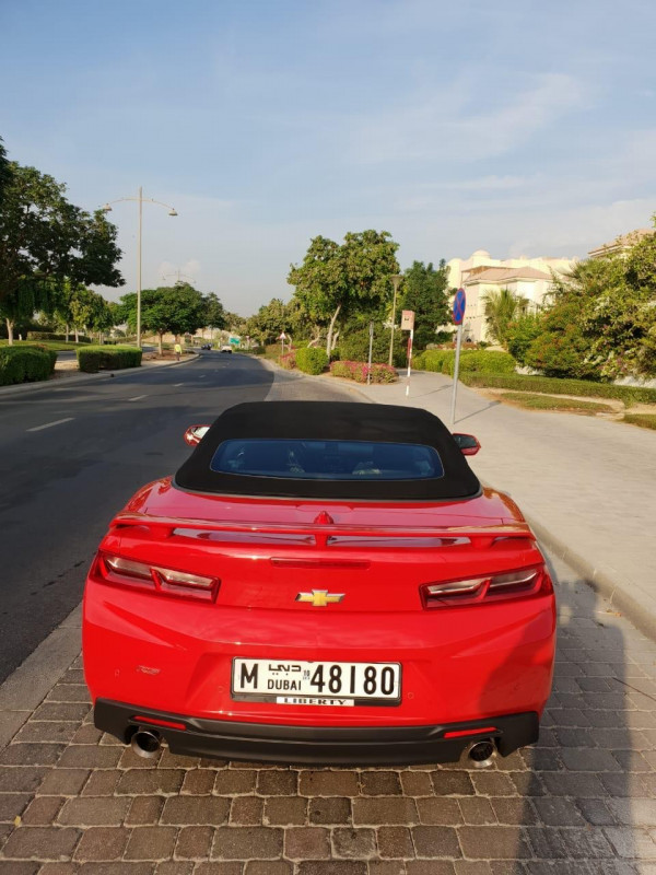 Red Chevrolet Camaro, 2019 for rent in Dubai 1
