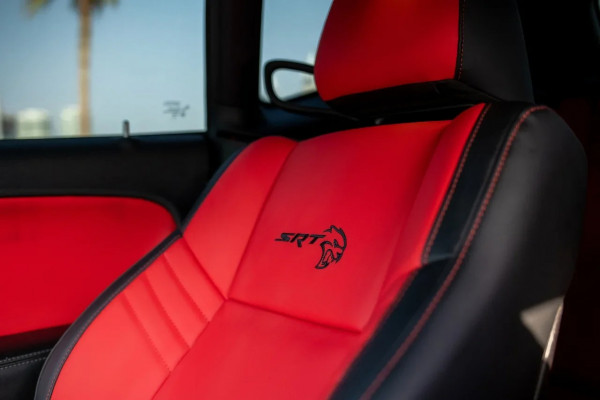 Red Dodge Challenger, 2019 for rent in Dubai 2