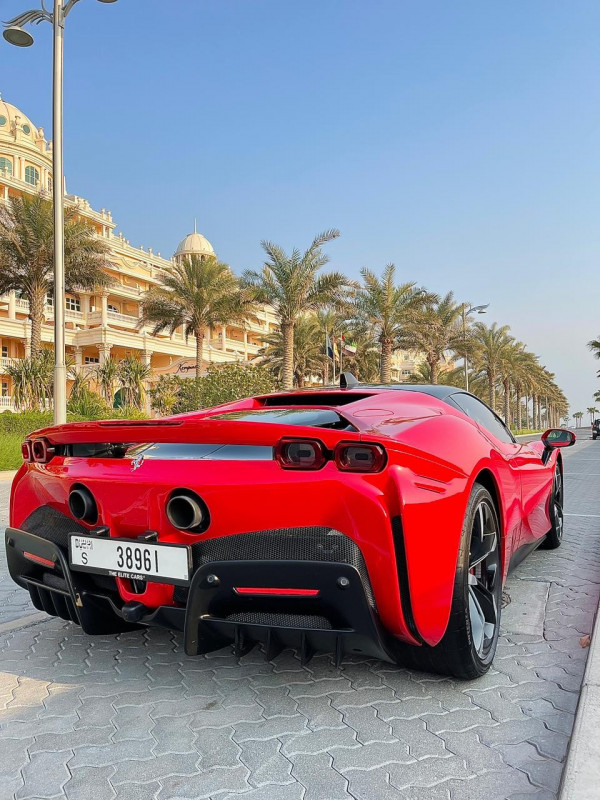 Red Ferrari FS90, 2021 for rent in Dubai 3