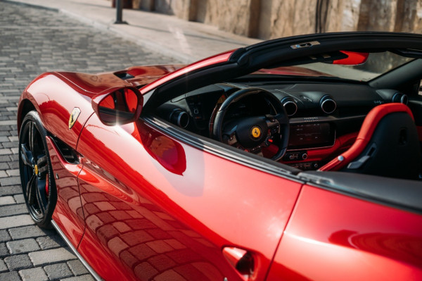 Red Ferrari Portofino Rosso, 2019 for rent in Dubai 0