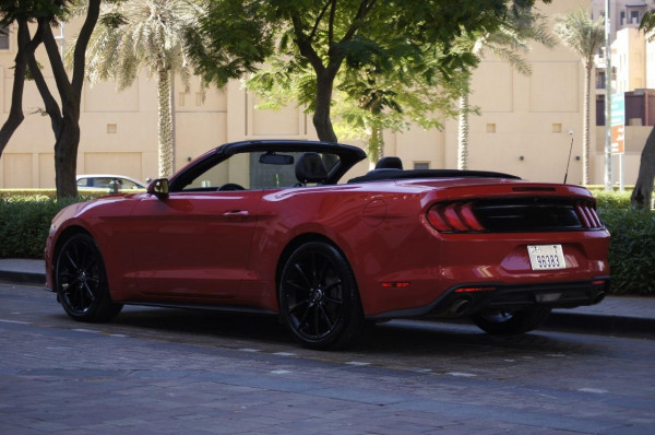Red Ford Mustang, 2019 for rent in Dubai 3