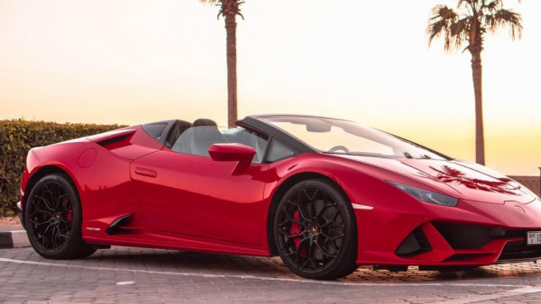 Rot Lamborghini Evo Spyder, 2020 für Miete in Dubai 6