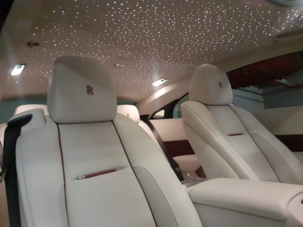 Red Rolls Royce Wraith, 2019 for rent in Dubai 5