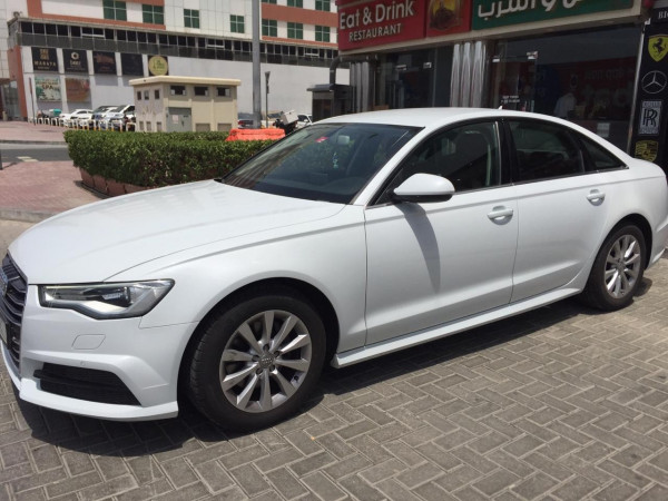 أبيض Audi A6, 2018 للإيجار في دبي 1