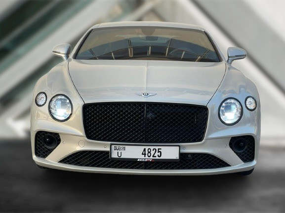 أبيض Bentley GT, 2019 للإيجار في دبي 0