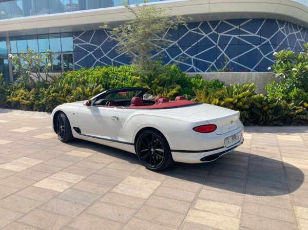 White Bentley GTC, 2020 for rent in Dubai 4