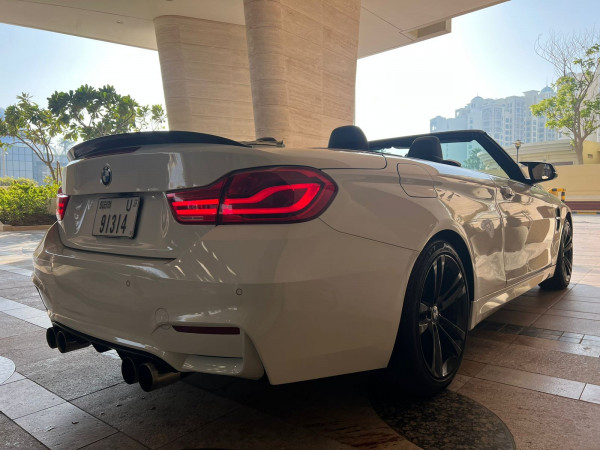 White BMW 4 Series, 2018 for rent in Dubai 3