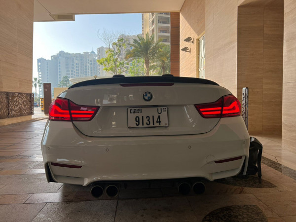 White BMW 4 Series, 2018 for rent in Dubai 4