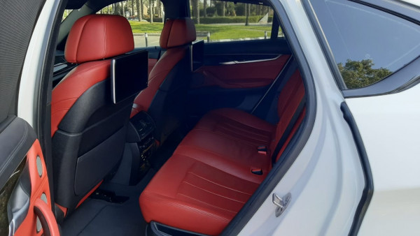White BMW X6 M power Kit V8, 2019 for rent in Dubai 6