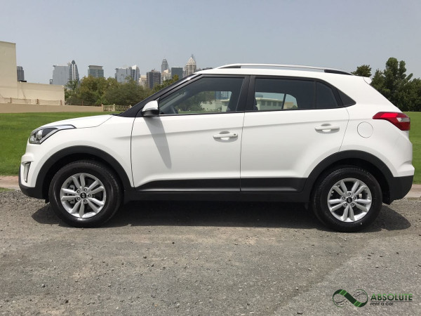 White Hyundai Creta, 2017 for rent in Dubai 0
