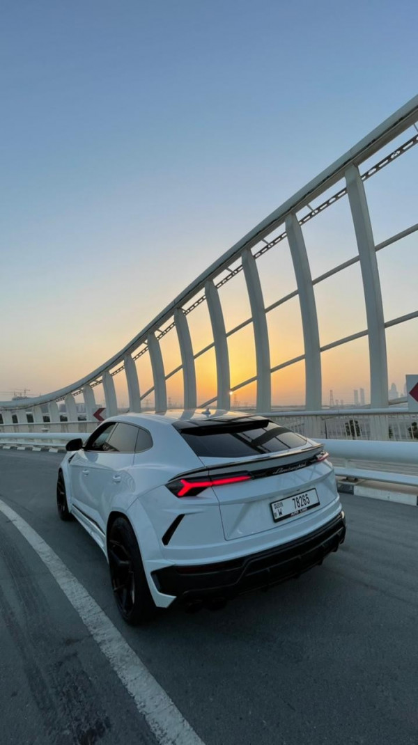 White Lamborghini Urus Novitec, 2020 for rent in Dubai 0