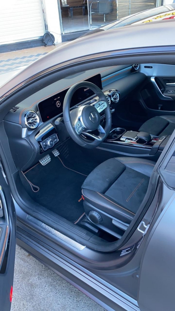 Grey Mercedes CLA, 2020 for rent in Dubai 0