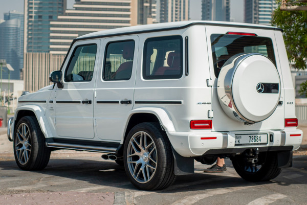 Аренда Белый Mercedes G63, 2021 в Дубае 4