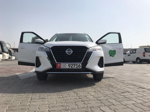 أبيض Nissan Kicks, 2021 للإيجار في دبي 4