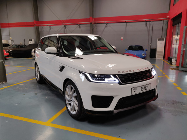 白色 Range Rover Sport HSE, 2019 迪拜汽车租凭 0