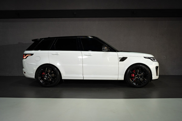 White Range Rover Sport SVR, 2019 for rent in Dubai 2