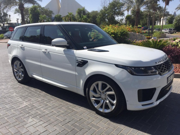 White Range Rover Sport Dynamic, 2019 for rent in Dubai 1