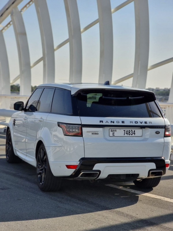 White Range Rover Sport, 2020 for rent in Dubai 1